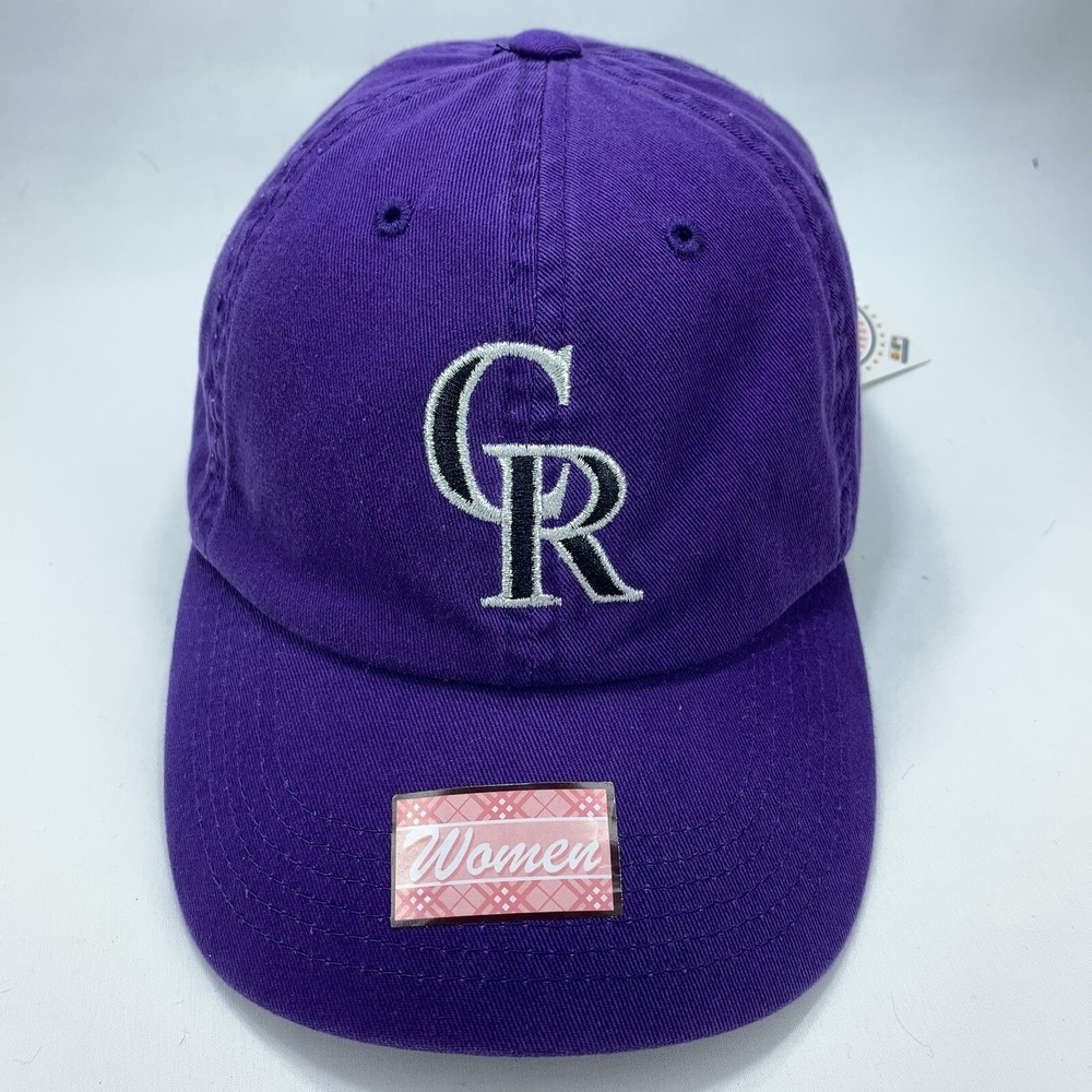 Colorado Rockies Hat Women Purple Fan Favorite MLB Adjustable Baseball Cap w Tag